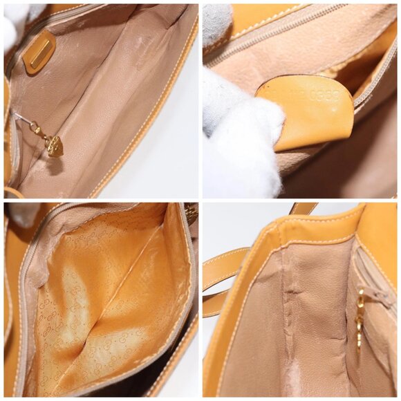 GUCCI Micro GG Supreme Shoulder Bag PVC Beige Gold 004 112 0363 Auth 124986 - Picture 15 of 16